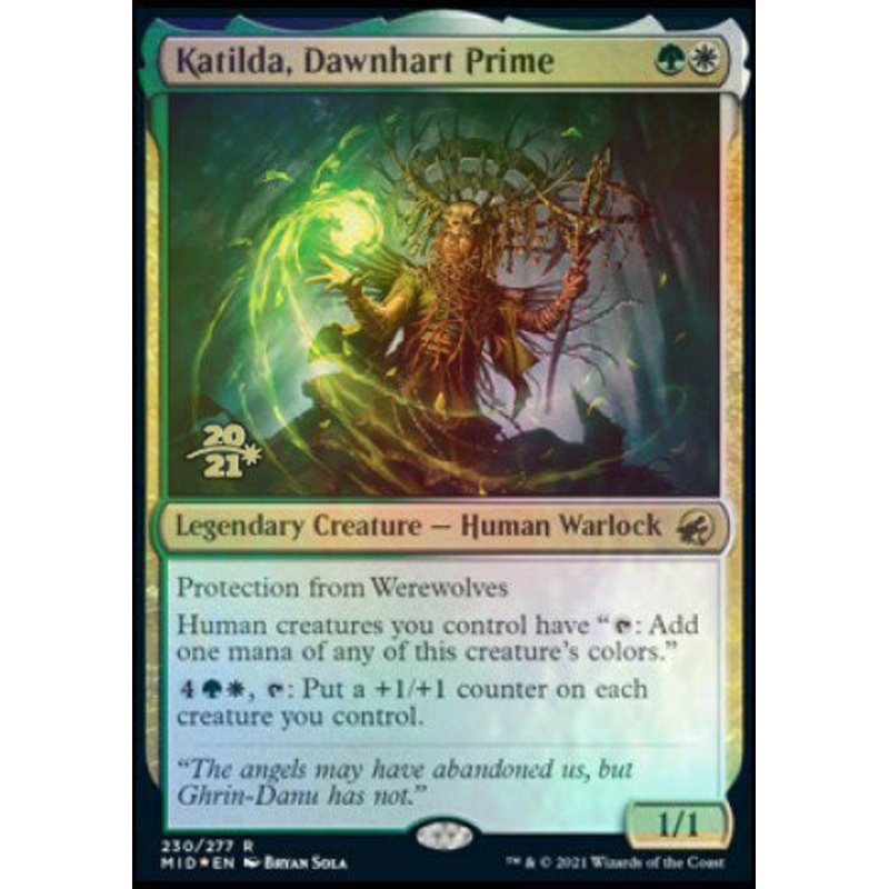 Katilda, Dawnhart Prime [Innistrad: Midnight Hunt Prerelease Promos]