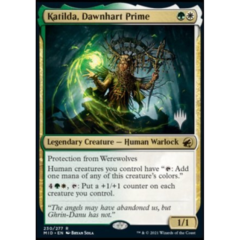 Katilda, Dawnhart Prime (Promo Pack) [Innistrad: Midnight Hunt Promos]