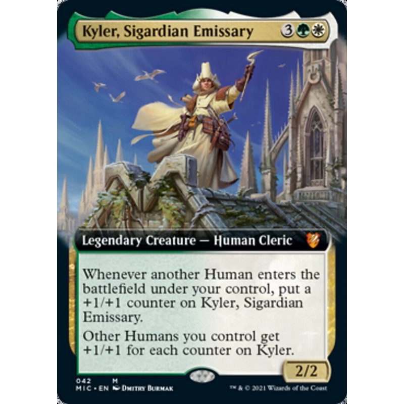 Kyler, Sigardian Emissary (Extended Art) [Innistrad: Midnight Hunt Commander]