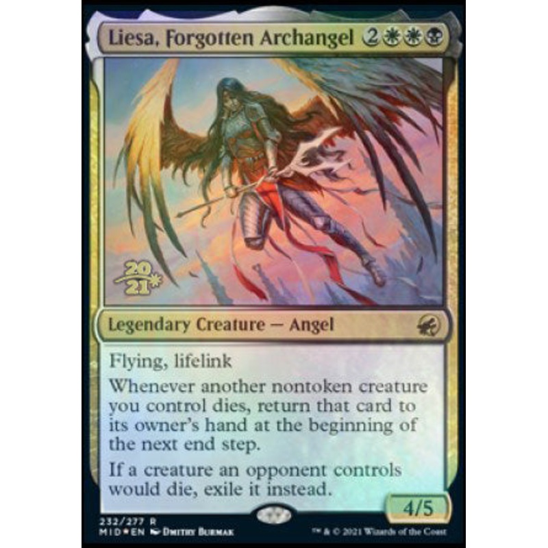 Liesa, Forgotten Archangel [Innistrad: Midnight Hunt Prerelease Promos]