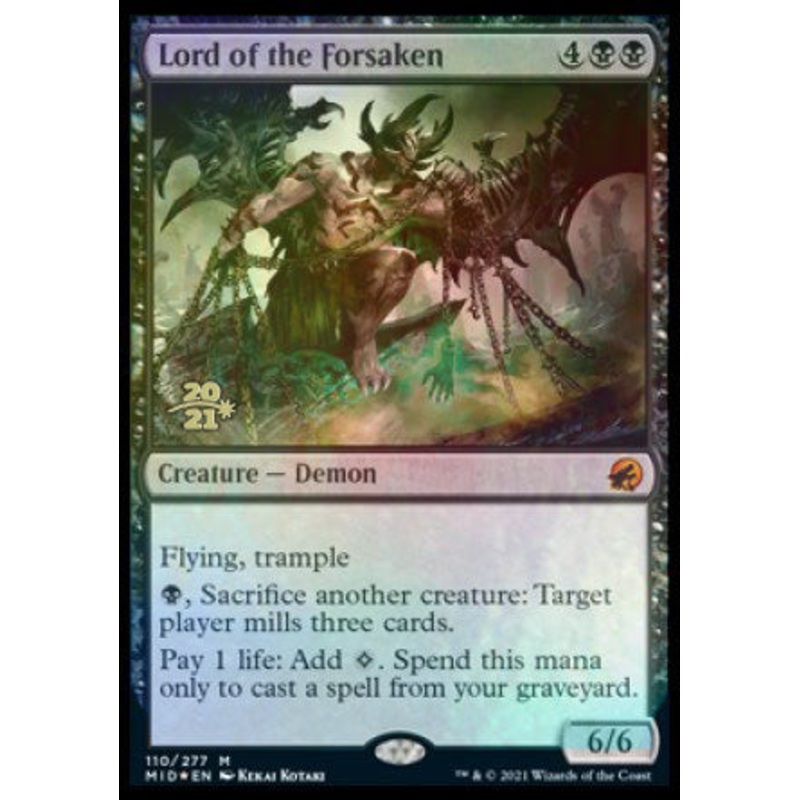 Lord of the Forsaken [Innistrad: Midnight Hunt Prerelease Promos]