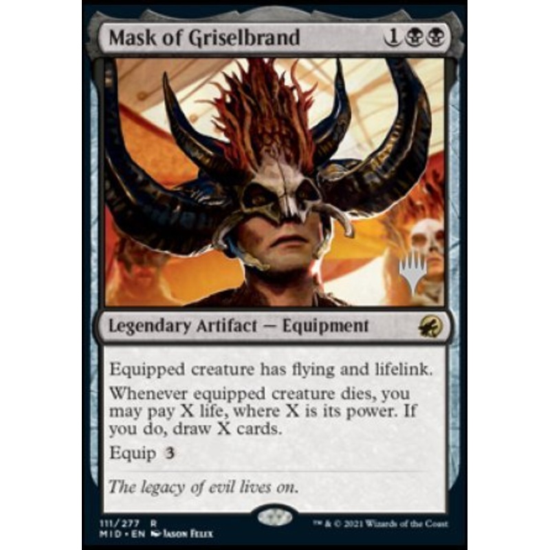 Mask of Griselbrand (Promo Pack) [Innistrad: Midnight Hunt Promos]