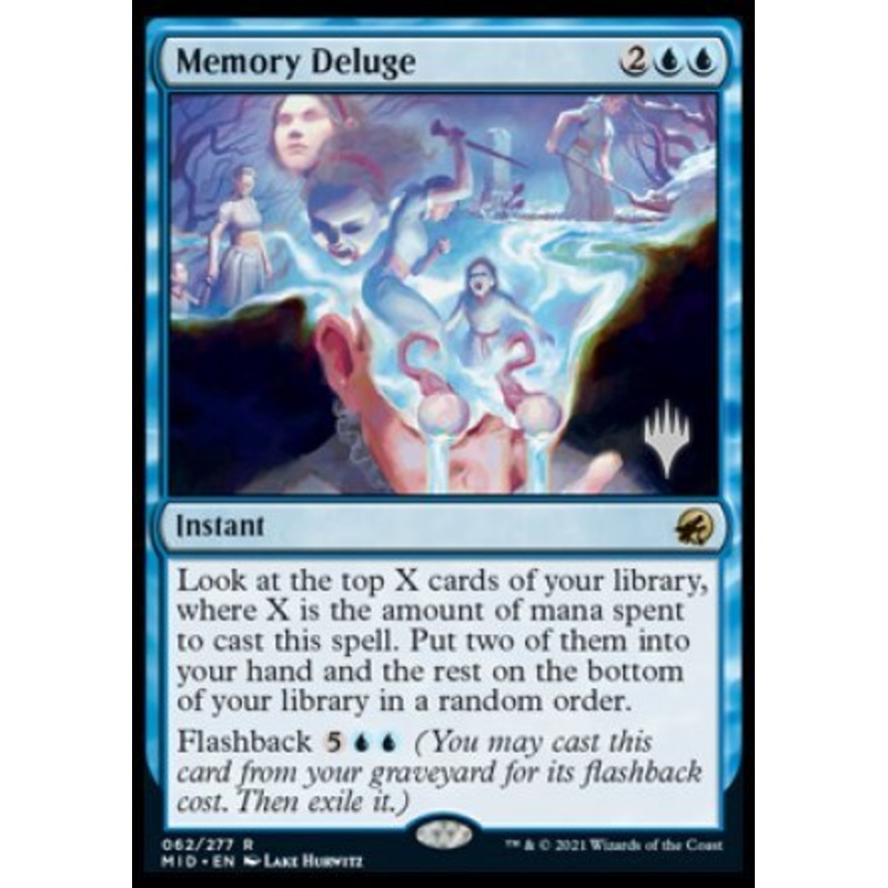 Memory Deluge (Promo Pack) [Innistrad: Midnight Hunt Promos]