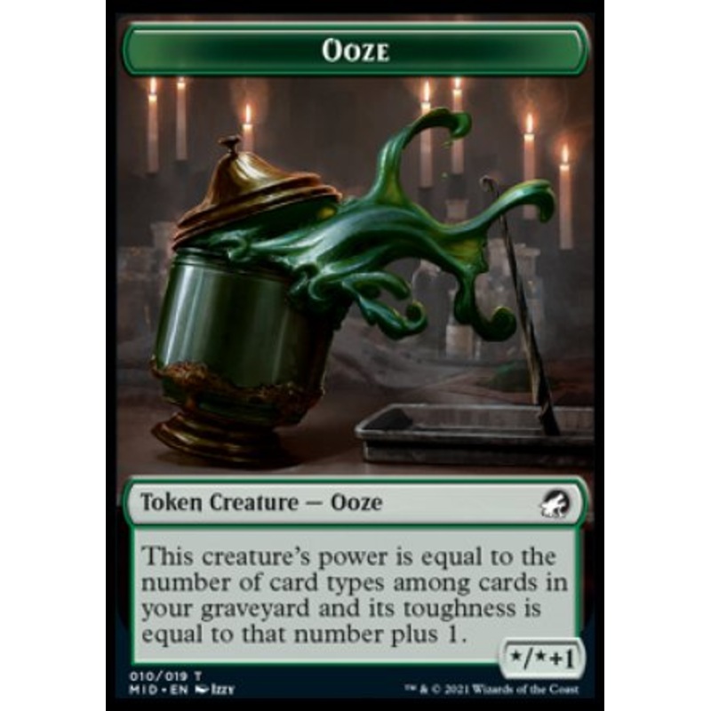 Ooze Token [Innistrad: Midnight Hunt Tokens]