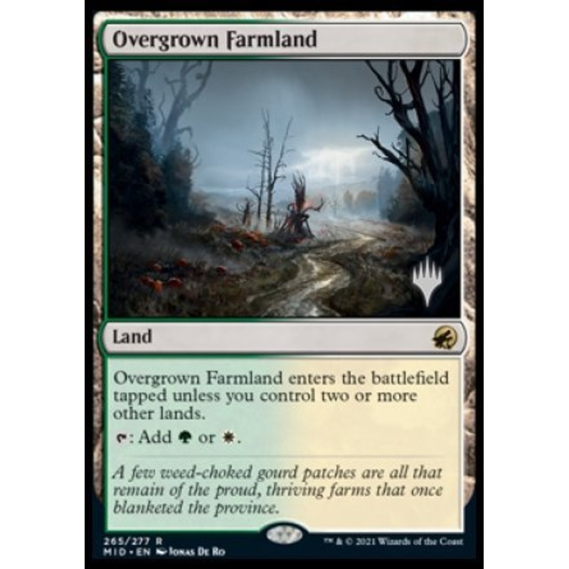 Overgrown Farmland (Promo Pack) [Innistrad: Midnight Hunt Promos]