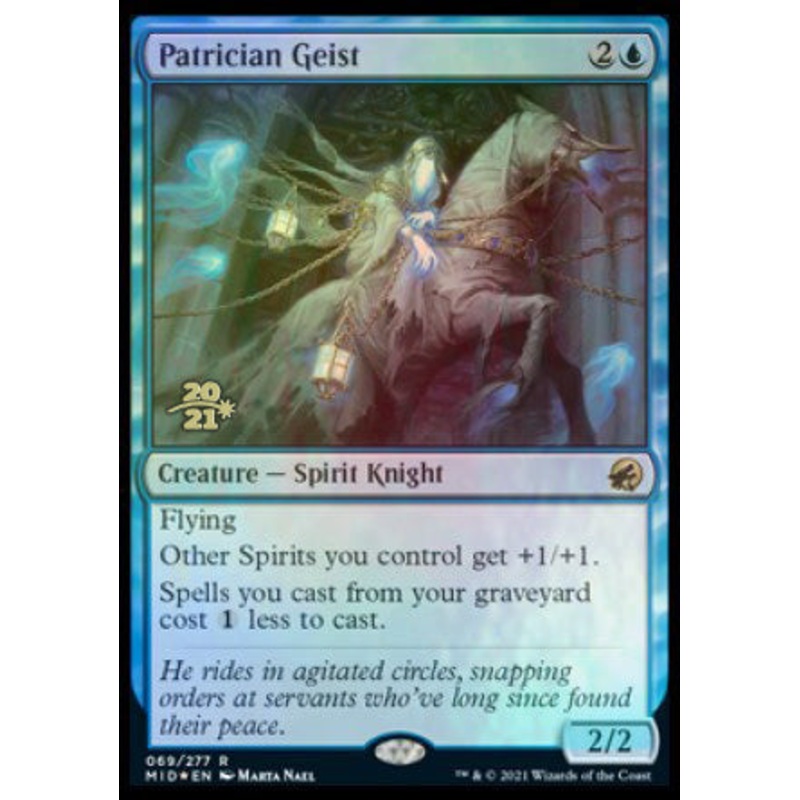 Patrician Geist [Innistrad: Midnight Hunt Prerelease Promos]