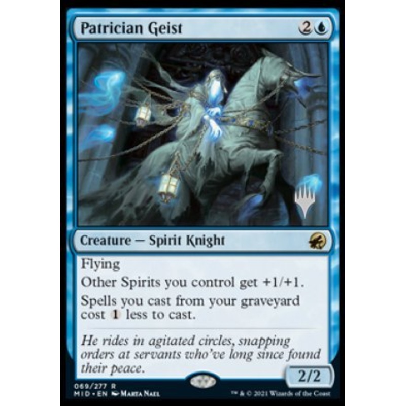 Patrician Geist (Promo Pack) [Innistrad: Midnight Hunt Promos]