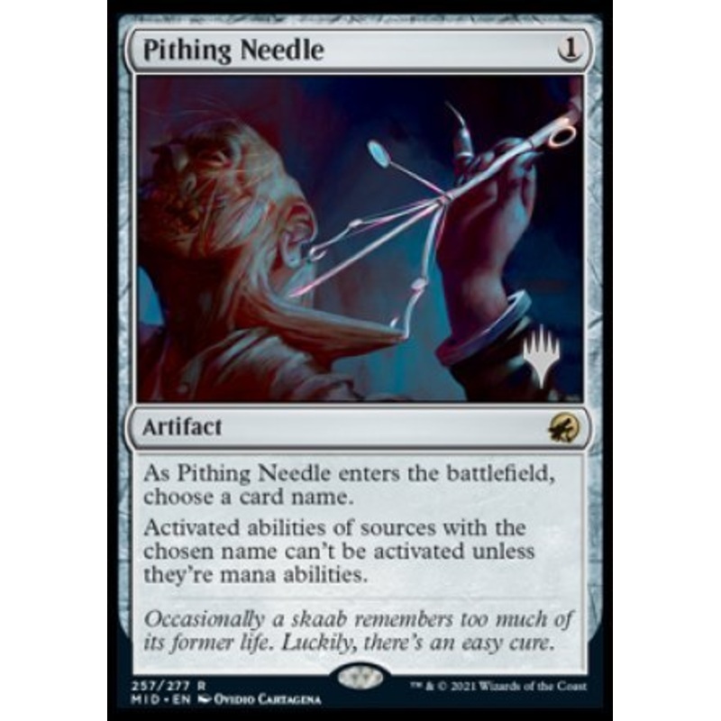 Pithing Needle (Promo Pack) [Innistrad: Midnight Hunt Promos]