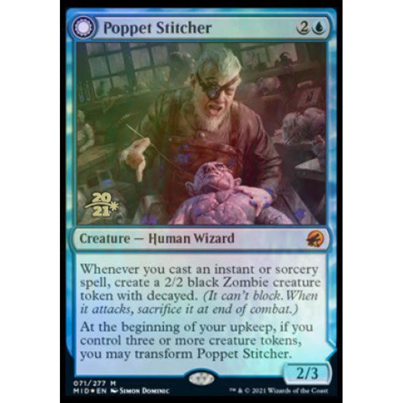 Poppet Stitcher // Poppet Factory [Innistrad: Midnight Hunt Prerelease Promos]