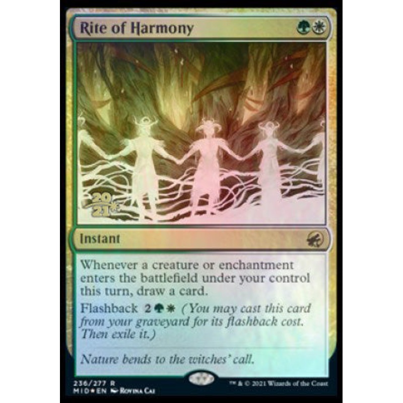 Rite of Harmony [Innistrad: Midnight Hunt Prerelease Promos]