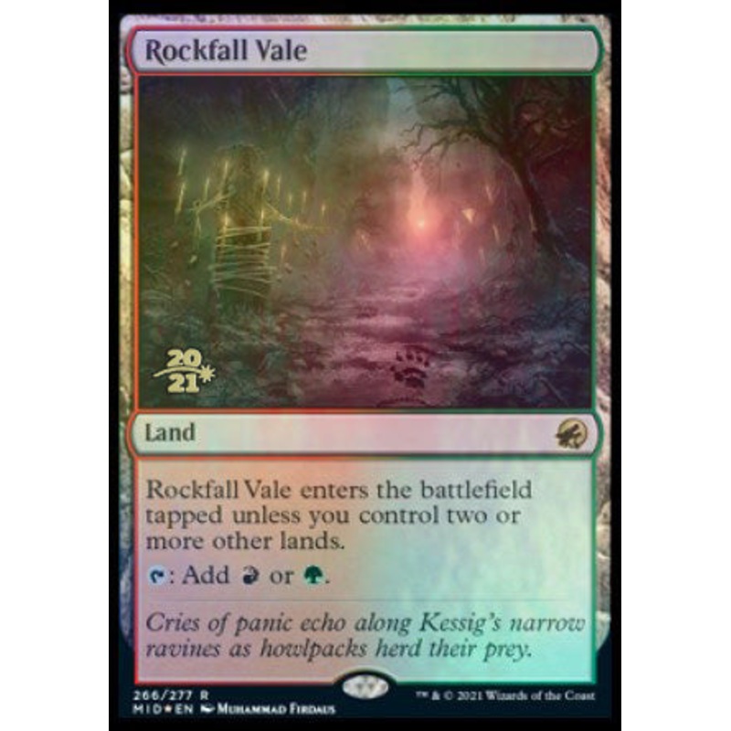 Rockfall Vale [Innistrad: Midnight Hunt Prerelease Promos]