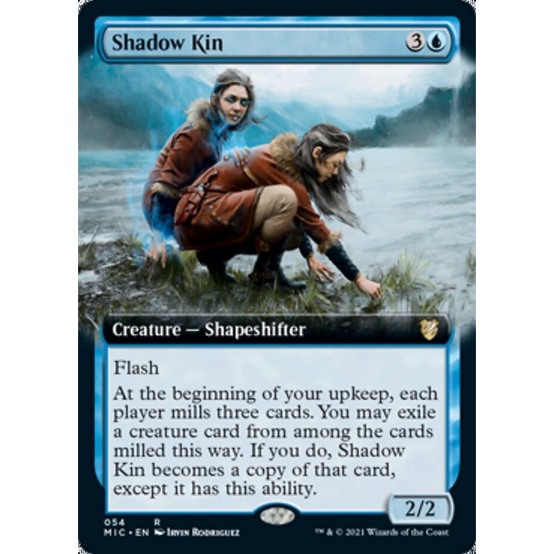 Shadow Kin (Extended Art) [Innistrad: Midnight Hunt Commander]