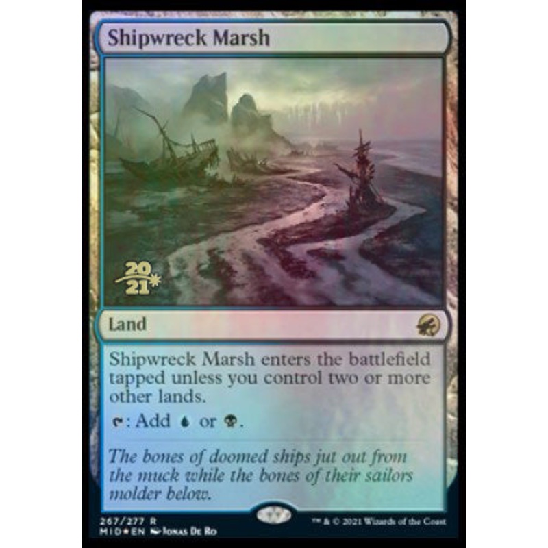 Shipwreck Marsh [Innistrad: Midnight Hunt Prerelease Promos]