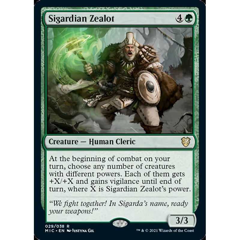 Sigardian Zealot [Innistrad: Midnight Hunt Commander]