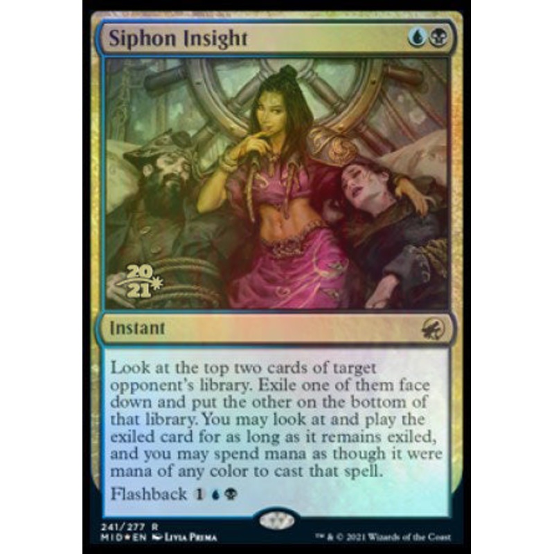 Siphon Insight [Innistrad: Midnight Hunt Prerelease Promos]