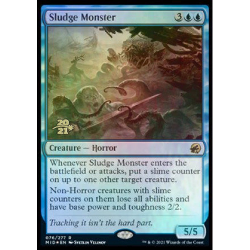 Sludge Monster [Innistrad: Midnight Hunt Prerelease Promos]