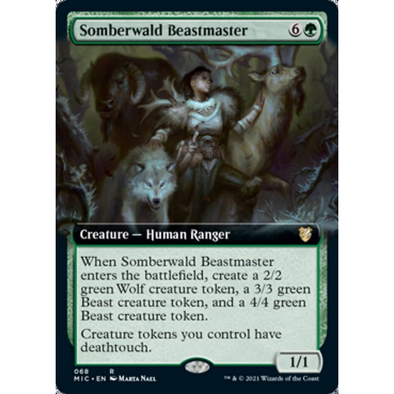 Somberwald Beastmaster (Extended Art) [Innistrad: Midnight Hunt Commander]