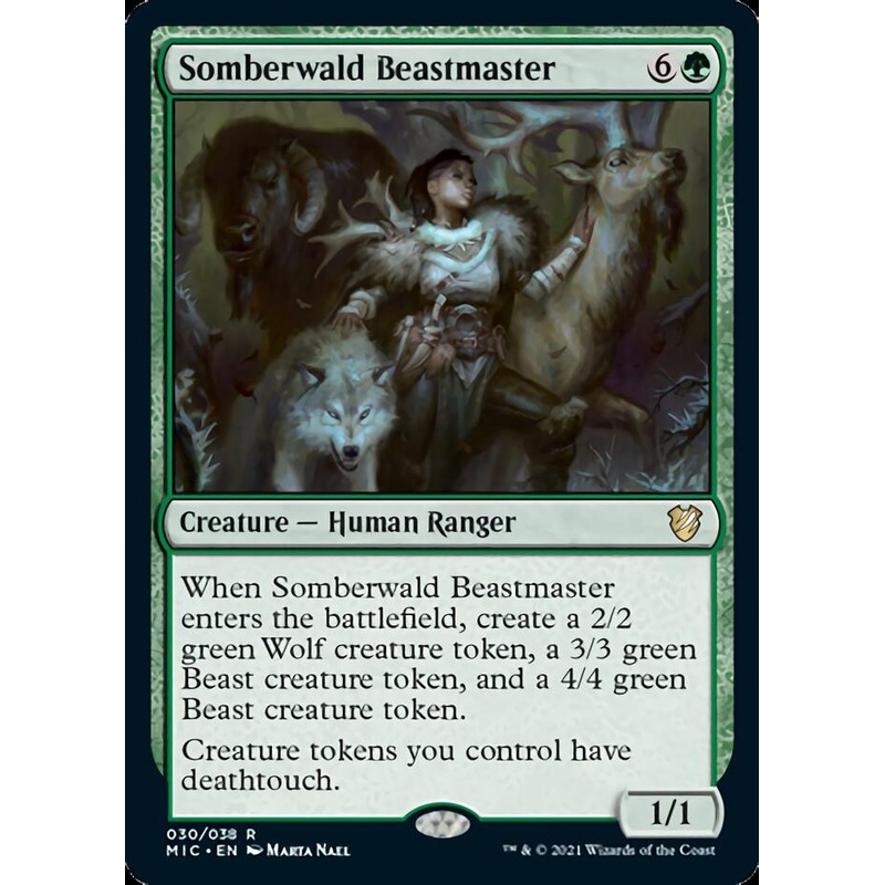 Somberwald Beastmaster [Innistrad: Midnight Hunt Commander]
