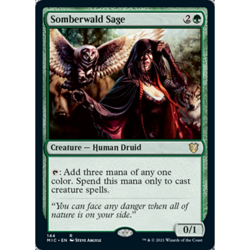 Somberwald Sage [Innistrad: Midnight Hunt Commander]