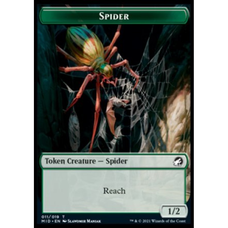 Spider Token [Innistrad: Midnight Hunt Tokens]