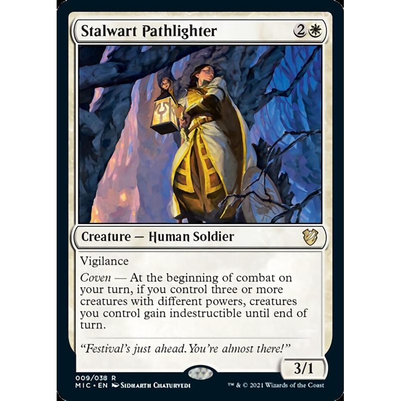 Stalwart Pathlighter [Innistrad: Midnight Hunt Commander]