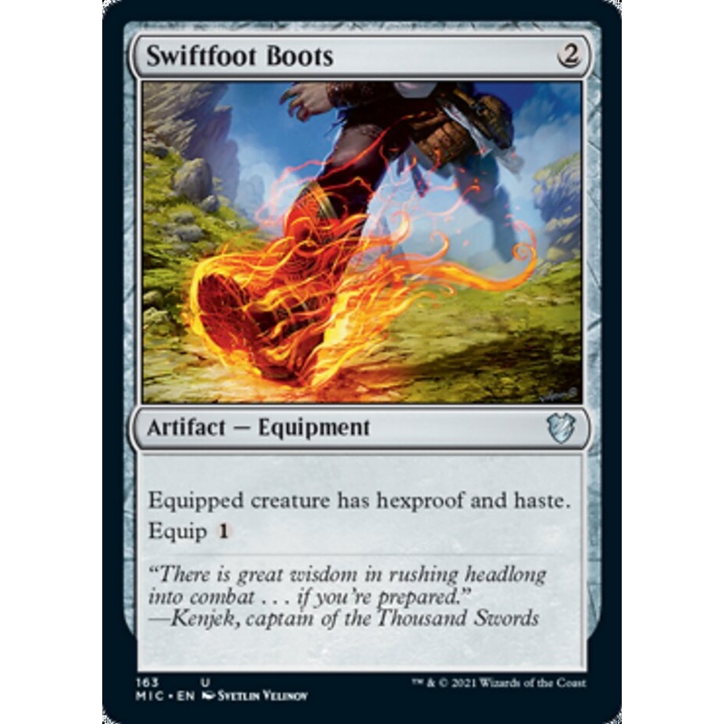 Swiftfoot Boots [Innistrad: Midnight Hunt Commander]