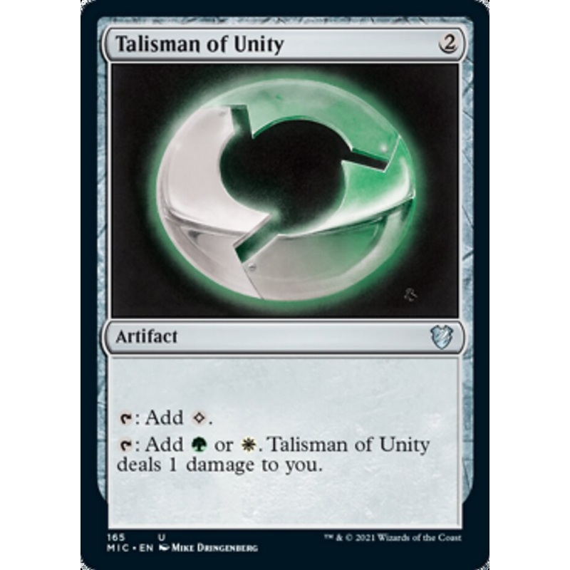Talisman of Unity [Innistrad: Midnight Hunt Commander]