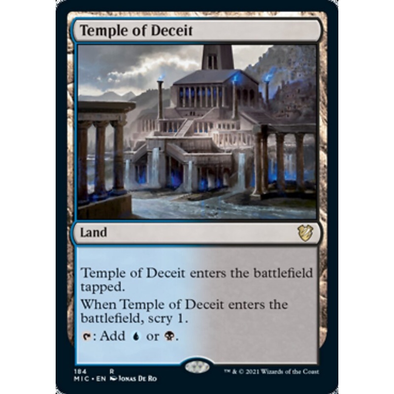 Temple of Deceit [Innistrad: Midnight Hunt Commander]
