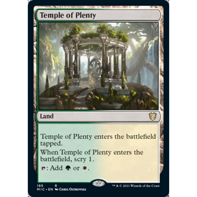 Temple of Plenty [Innistrad: Midnight Hunt Commander]