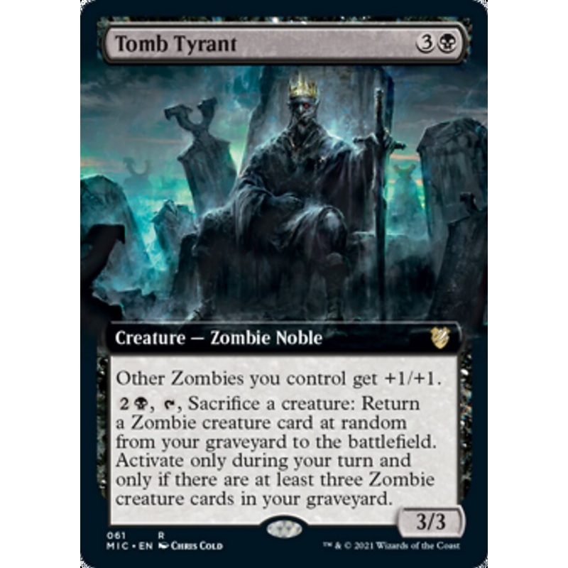 Tomb Tyrant (Extended Art) [Innistrad: Midnight Hunt Commander]