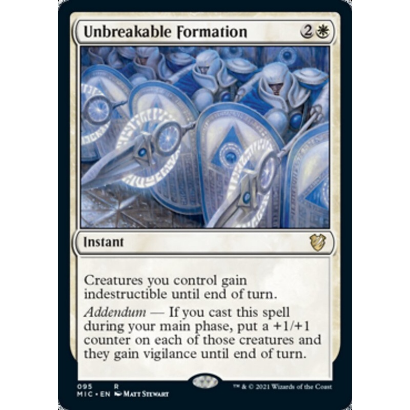 Unbreakable Formation [Innistrad: Midnight Hunt Commander]