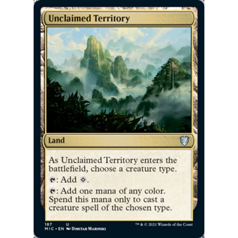 Unclaimed Territory [Innistrad: Midnight Hunt Commander]