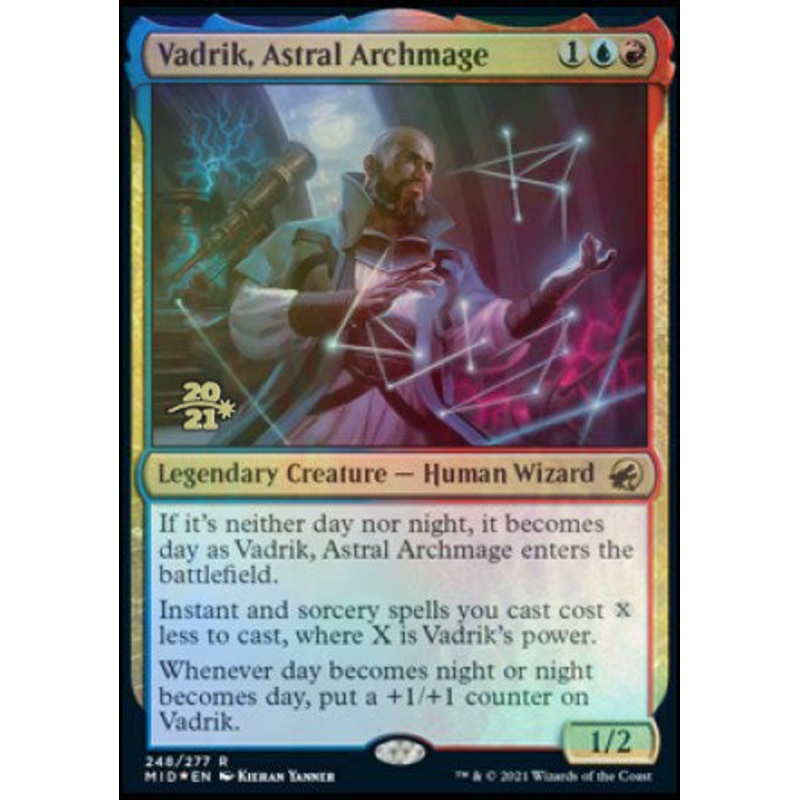 Vadrik, Astral Archmage [Innistrad: Midnight Hunt Prerelease Promos]