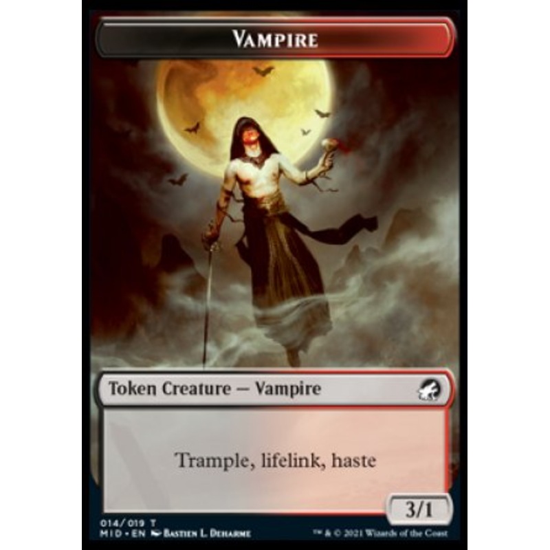 Vampire Token [Innistrad: Midnight Hunt Tokens]