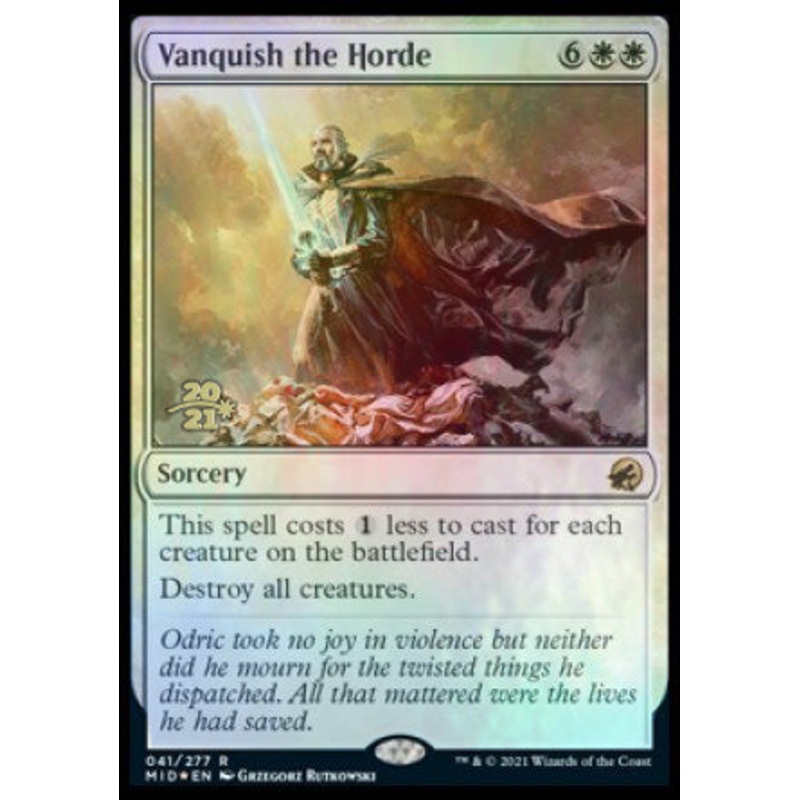 Vanquish the Horde [Innistrad: Midnight Hunt Prerelease Promos]
