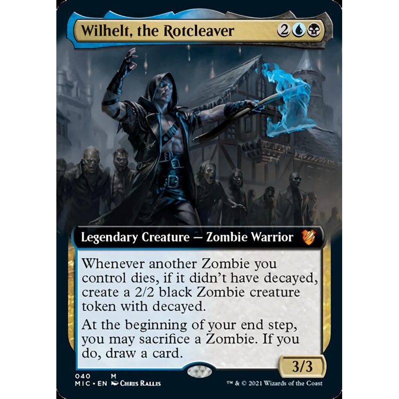 Wilhelt, the Rotcleaver (Extended Art) [Innistrad: Midnight Hunt Commander]