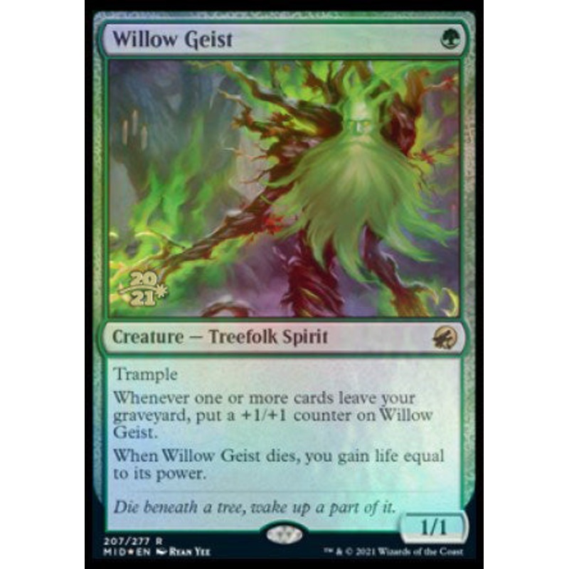 Willow Geist [Innistrad: Midnight Hunt Prerelease Promos]
