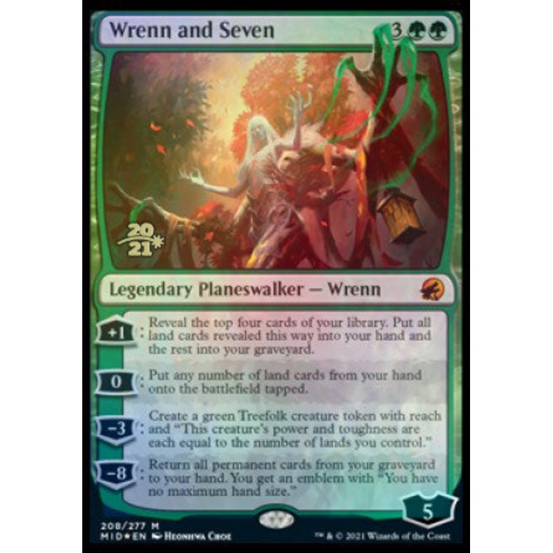 Wrenn and Seven [Innistrad: Midnight Hunt Prerelease Promos]