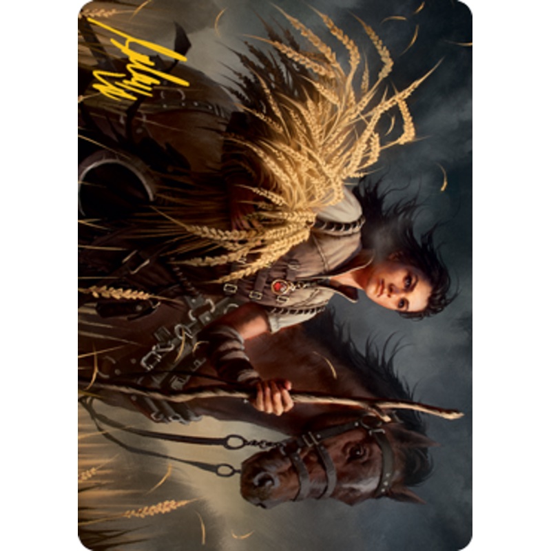 Ambitious Farmhand Art Card (Gold-Stamped Signature) [Innistrad: Midnight Hunt Art Series]
