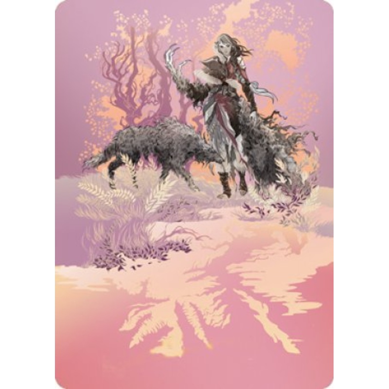 Arlinn, the Pack's Hope 2 Art Card [Innistrad: Midnight Hunt Art Series]