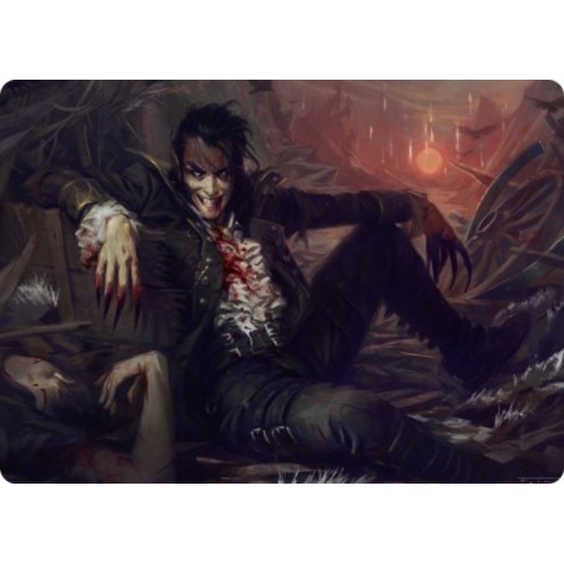 Arrogant Outlaw Art Card [Innistrad: Midnight Hunt Art Series]