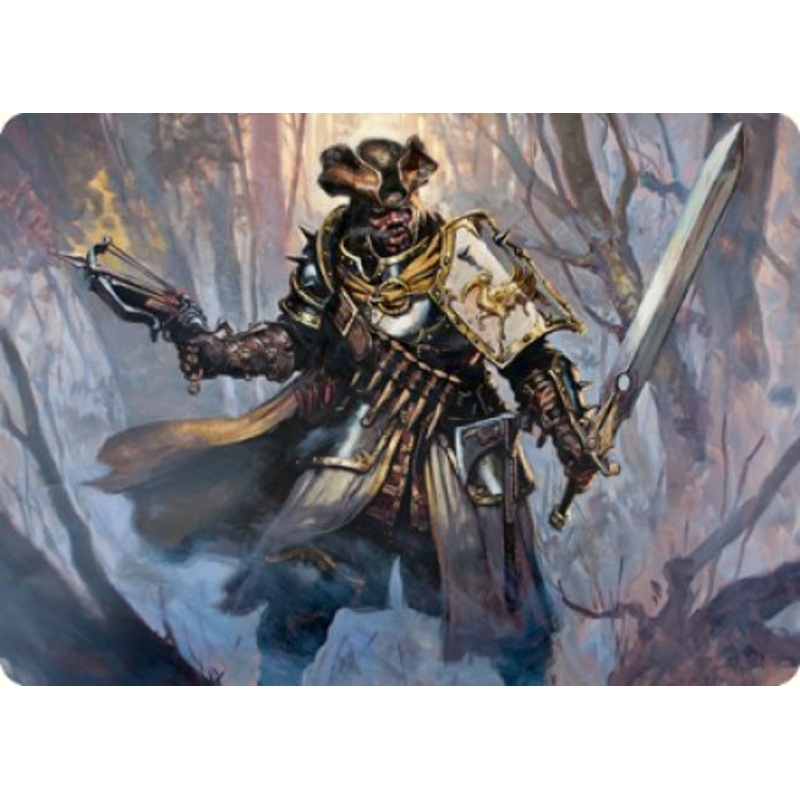 Brutal Cathar Art Card [Innistrad: Midnight Hunt Art Series]