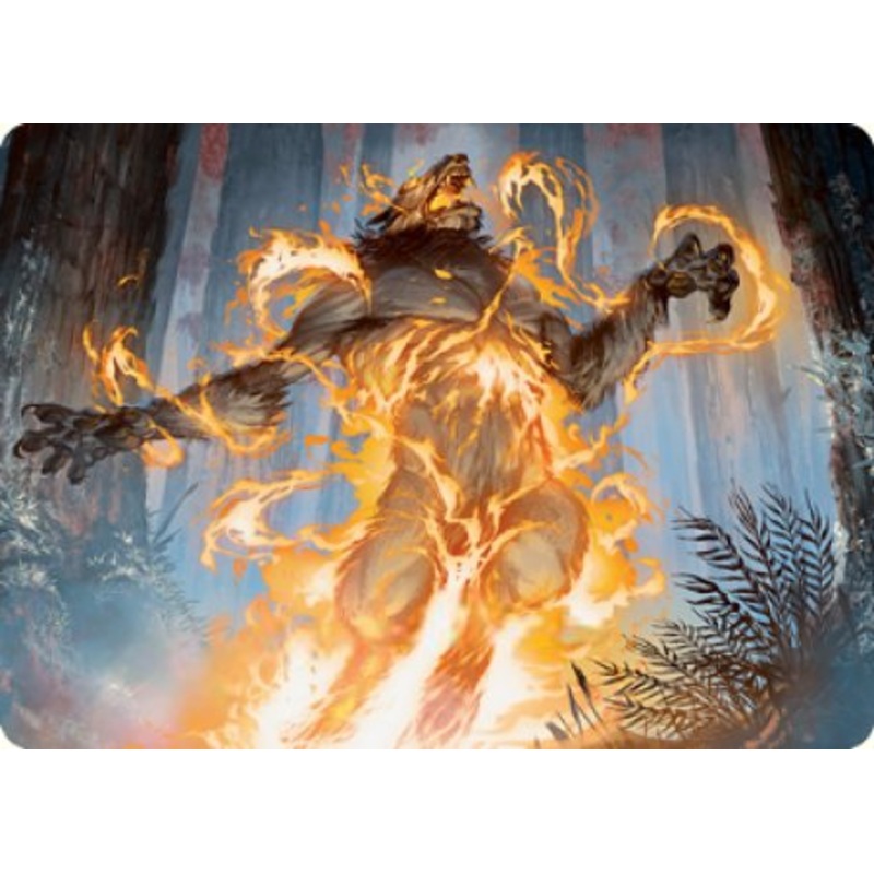 Burn the Accursed Art Card [Innistrad: Midnight Hunt Art Series]
