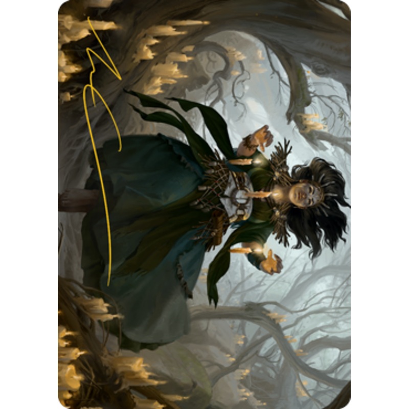Candlegrove Witch 1 Art Card (Gold-Stamped Signature) [Innistrad: Midnight Hunt Art Series]