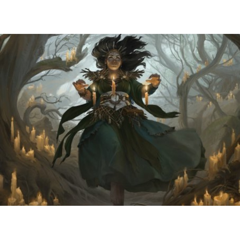 Candlegrove Witch 1 Art Card [Innistrad: Midnight Hunt Art Series]