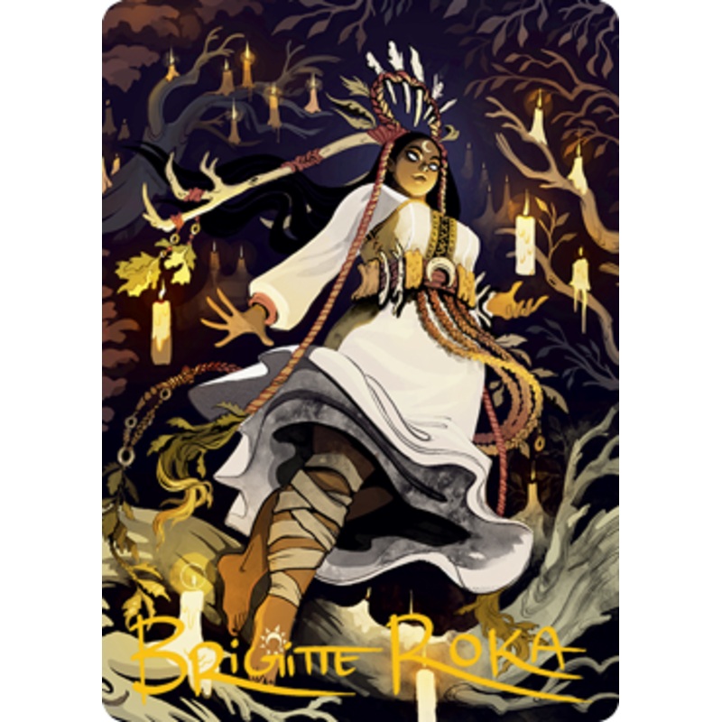 Candlegrove Witch 2 Art Card (Gold-Stamped Signature) [Innistrad: Midnight Hunt Art Series]