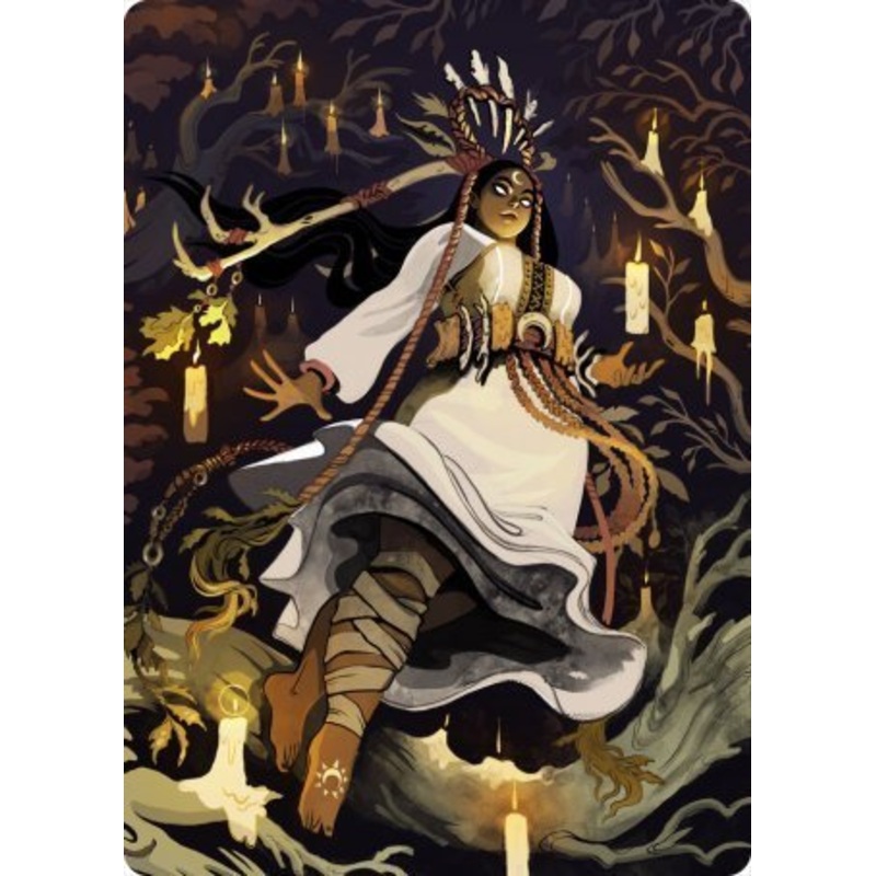 Candlegrove Witch 2 Art Card [Innistrad: Midnight Hunt Art Series]