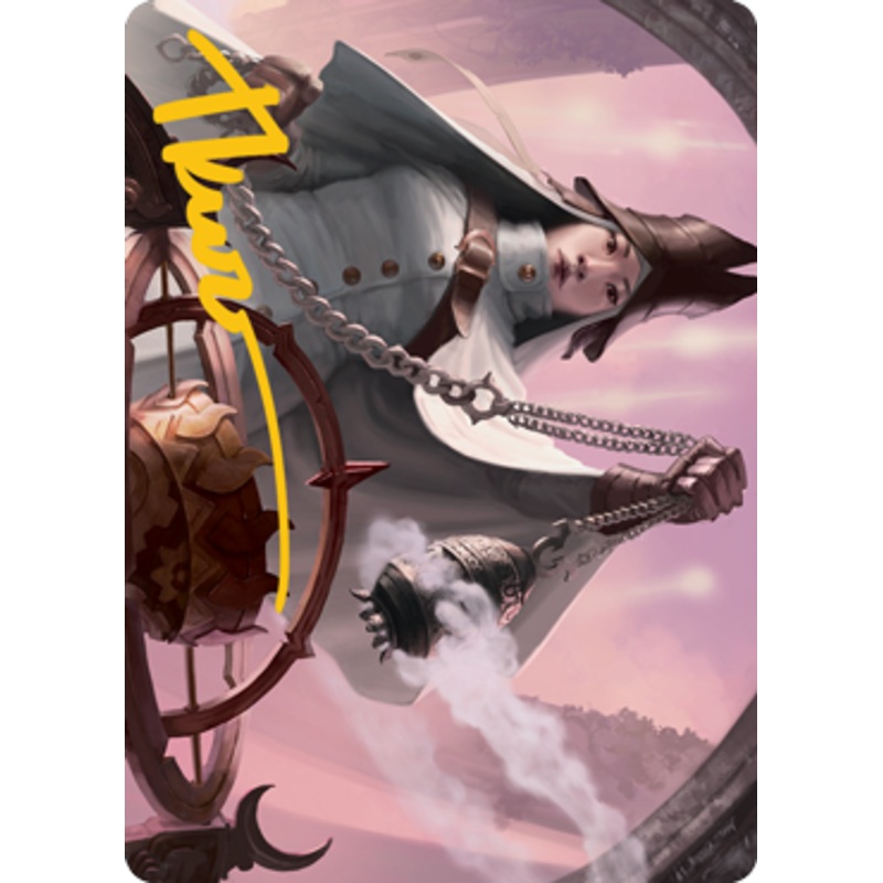 Celestus Sanctifier Art Card (Gold-Stamped Signature) [Innistrad: Midnight Hunt Art Series]