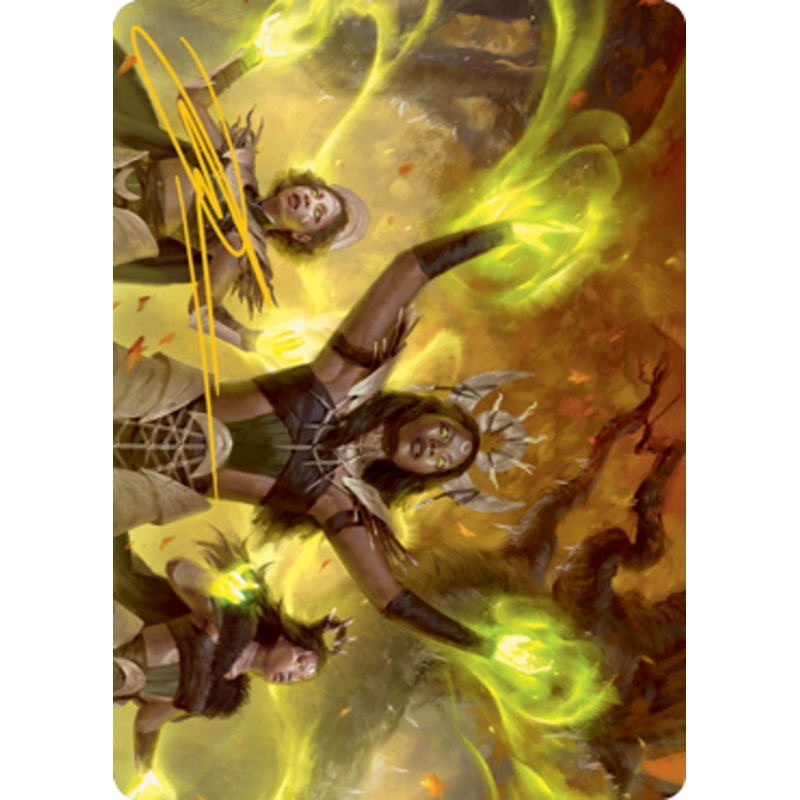 Dawnhart Wardens Art Card (Gold-Stamped Signature) [Innistrad: Midnight Hunt Art Series]