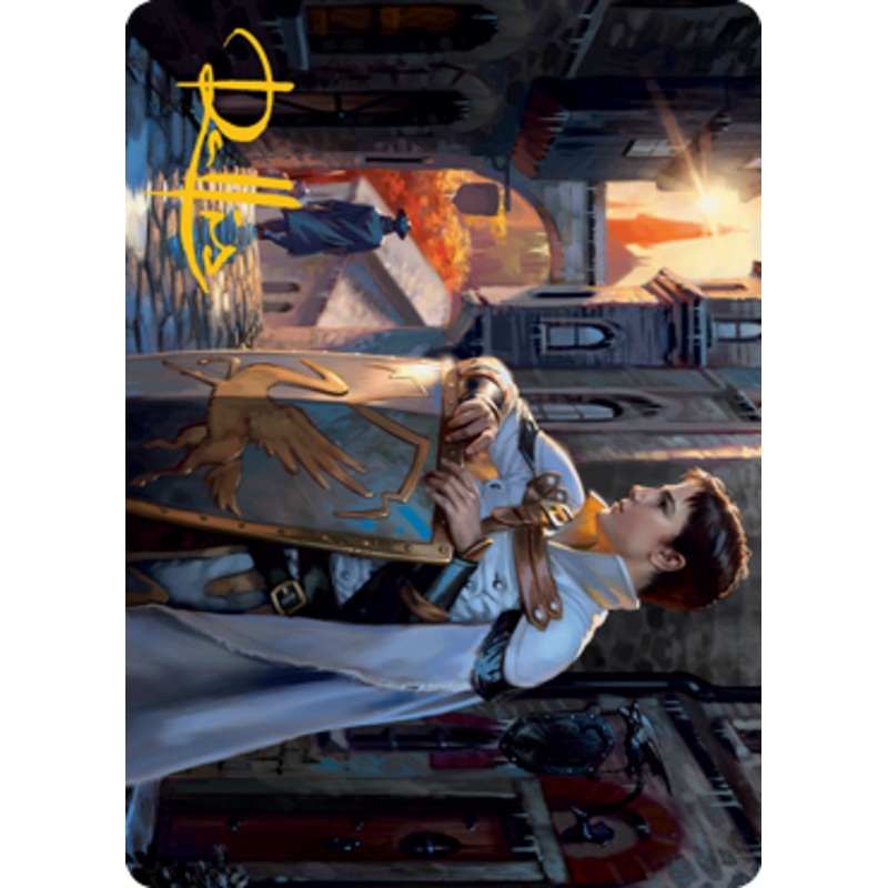 Dennick, Pious Apprentice Art Card (Gold-Stamped Signature) [Innistrad: Midnight Hunt Art Series]